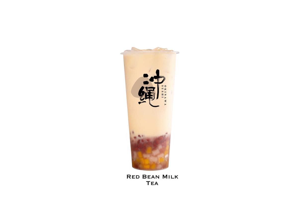 Red Bean Milk Tea