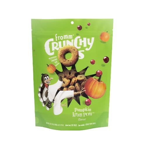 Fromm Crunchy O's Pumpkin Kran POW Treats for Dogs 6 x 6 oz