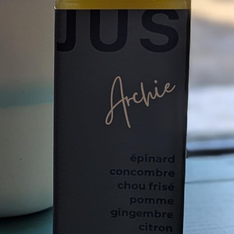 GREEN (Épinard, Pomme, Concombre, Chou frisé, Citron, Gingembre) - 300ml / Archie's Juice - GREEN (Spinach, Cucumber, Apple, Kale, Lemon, Ginger) - 30