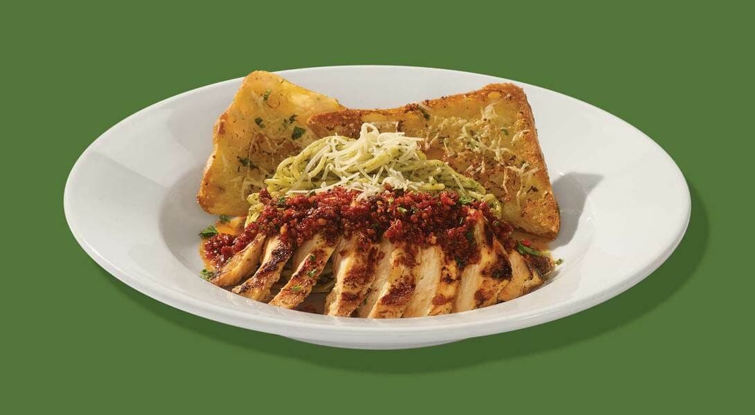 CHICKEN PESTO SPAGHETTINI
