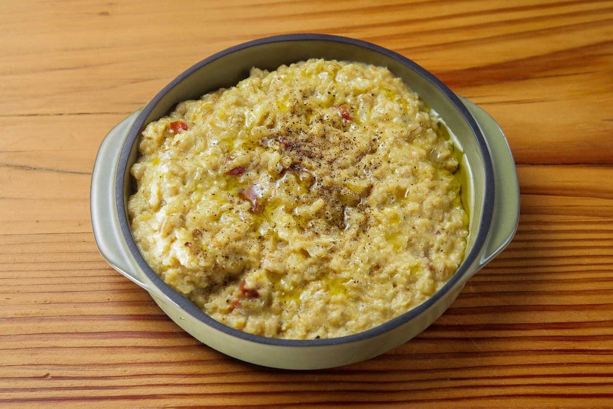 Cauliflower and Barley Carbonara