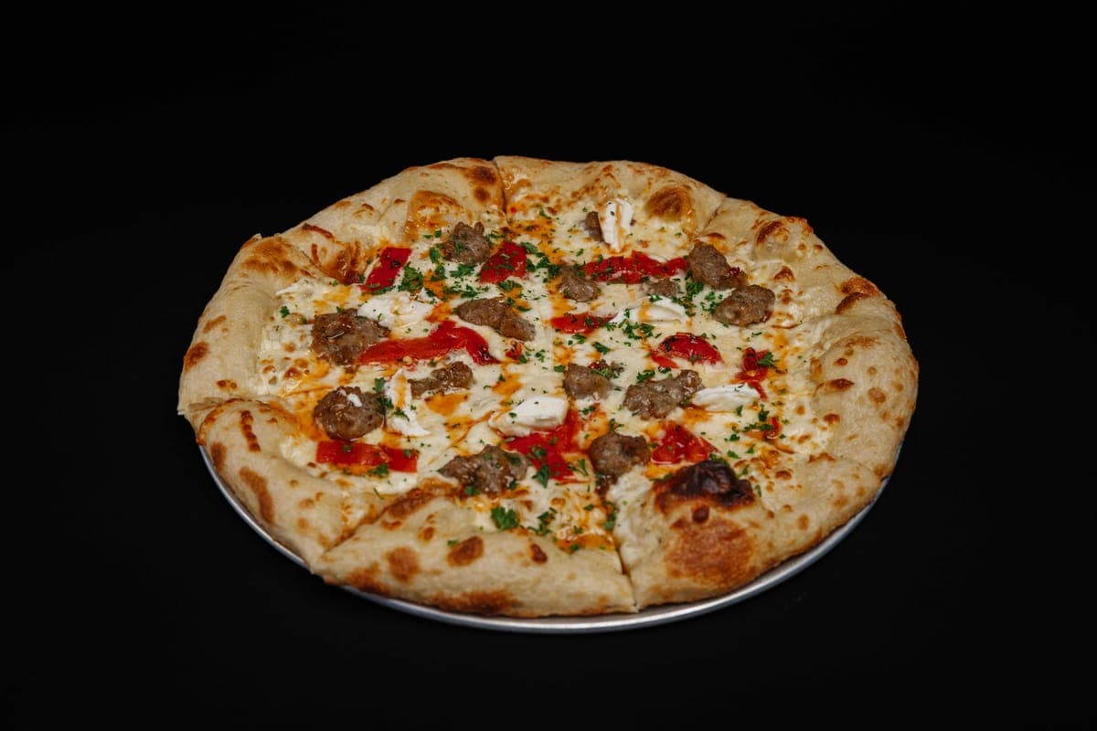 Sausage and Ricotta Pizza