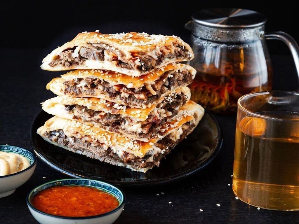 Philly Cheese Steak Naan
