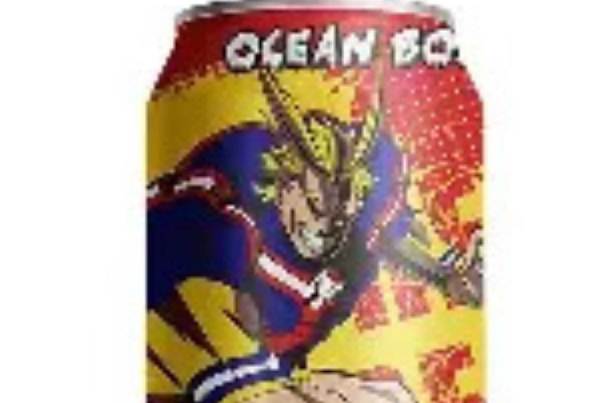 Eau pétillante Ocean Bomb All Might mangue anana
