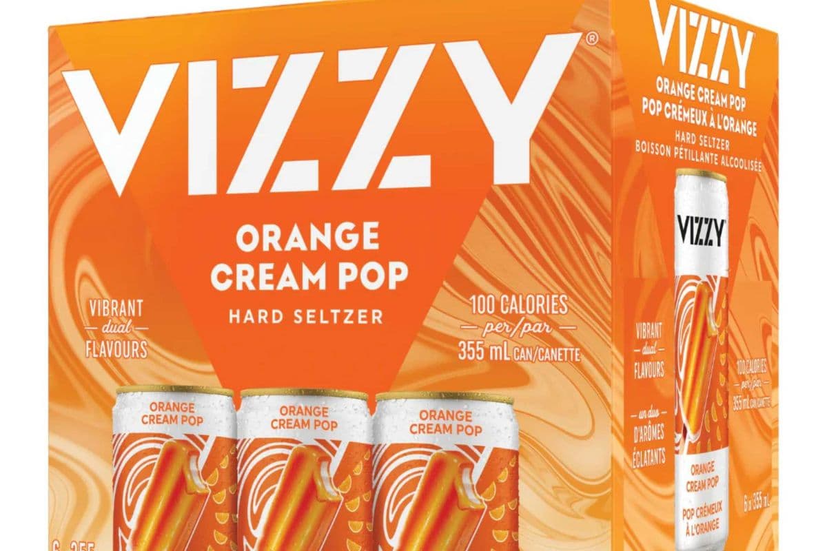 Vizzy Orange Cream Pop (6 x 355 ml Cans)