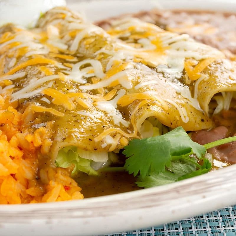 Tofu Sofritas Enchiladas