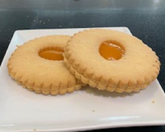 Biscuit sablé au abricot / Apricot Shortbread Cookie