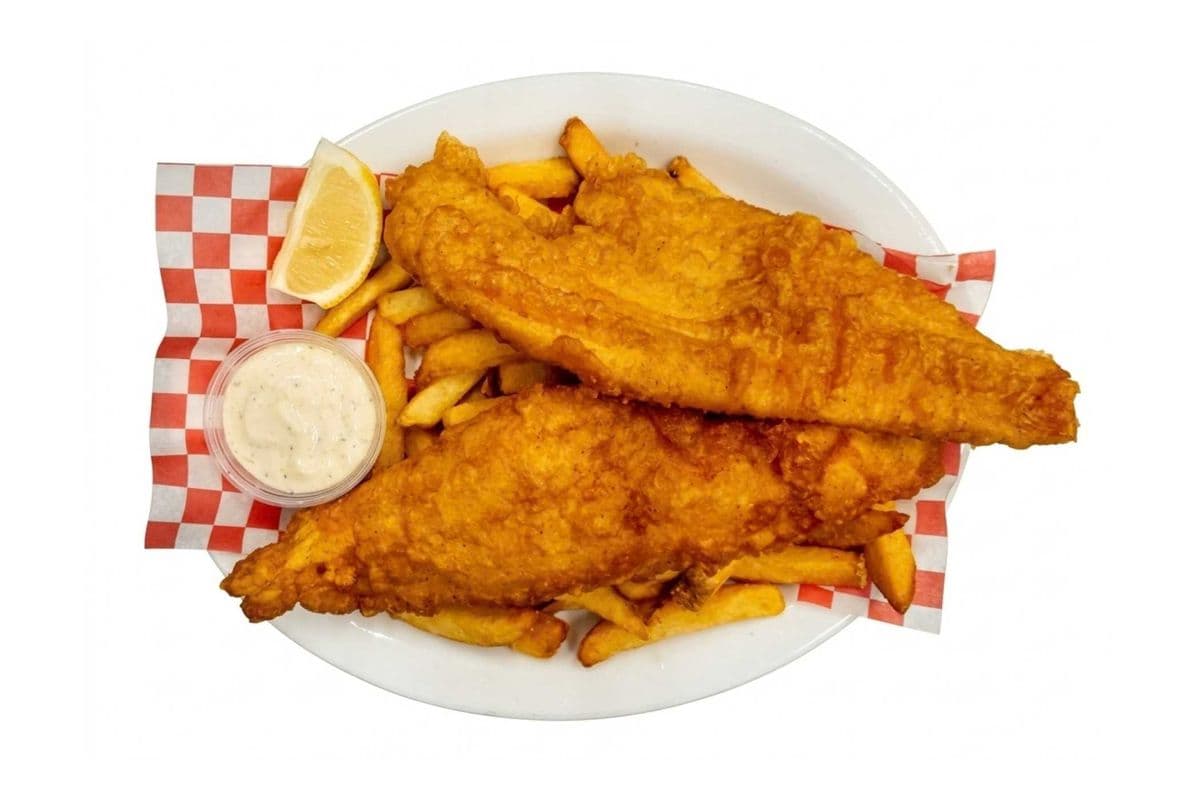 2 PC Haddock Fish 2x5oz with Fresh-cut Fries (1700 Cal)
