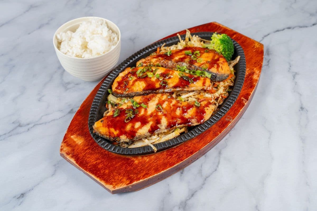 Salmon Teriyaki with Rice