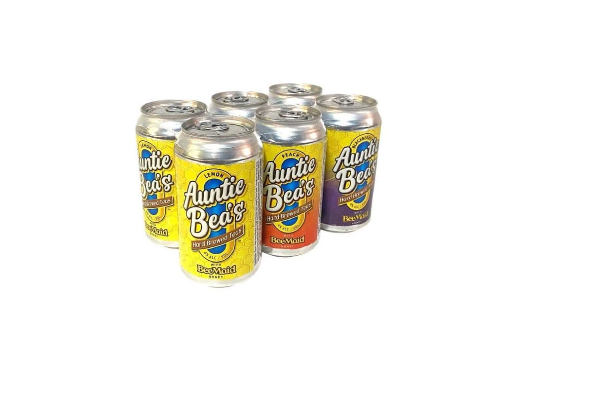 Auntie Bea's Hard Brewed Teas MIX Pack 6 x 355ml (4% ABV) (6 x 355 ml)