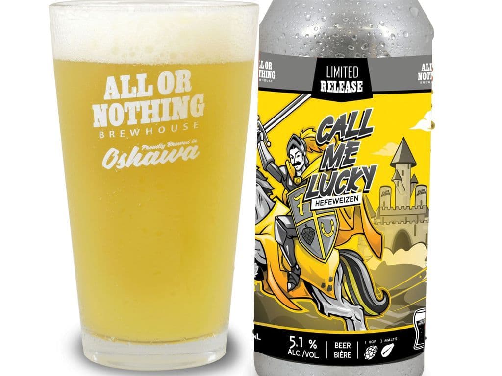 Call Me Lucky Hefeweizen- 473mL- 5.1%abv