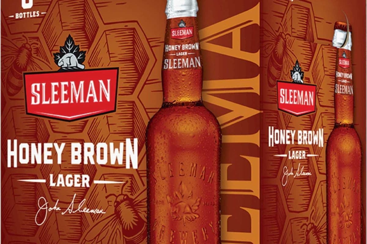 Sleeman Honey Brown Lager (6 x 341 ml Bottles)