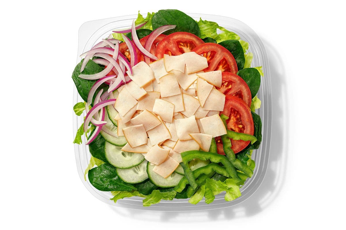 Salade à la dinde / Turkey Breast Salad (110 Cals)