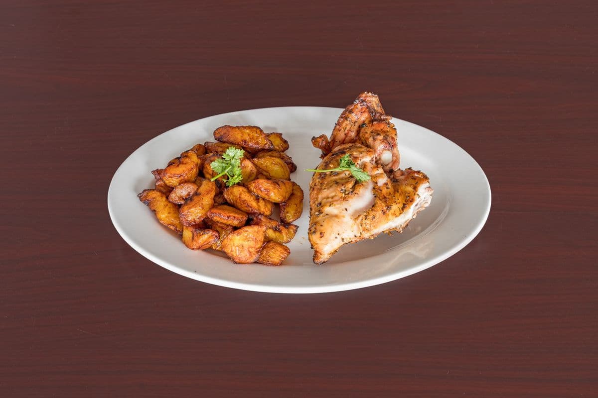 Quarter Chicken Breast with Plantain