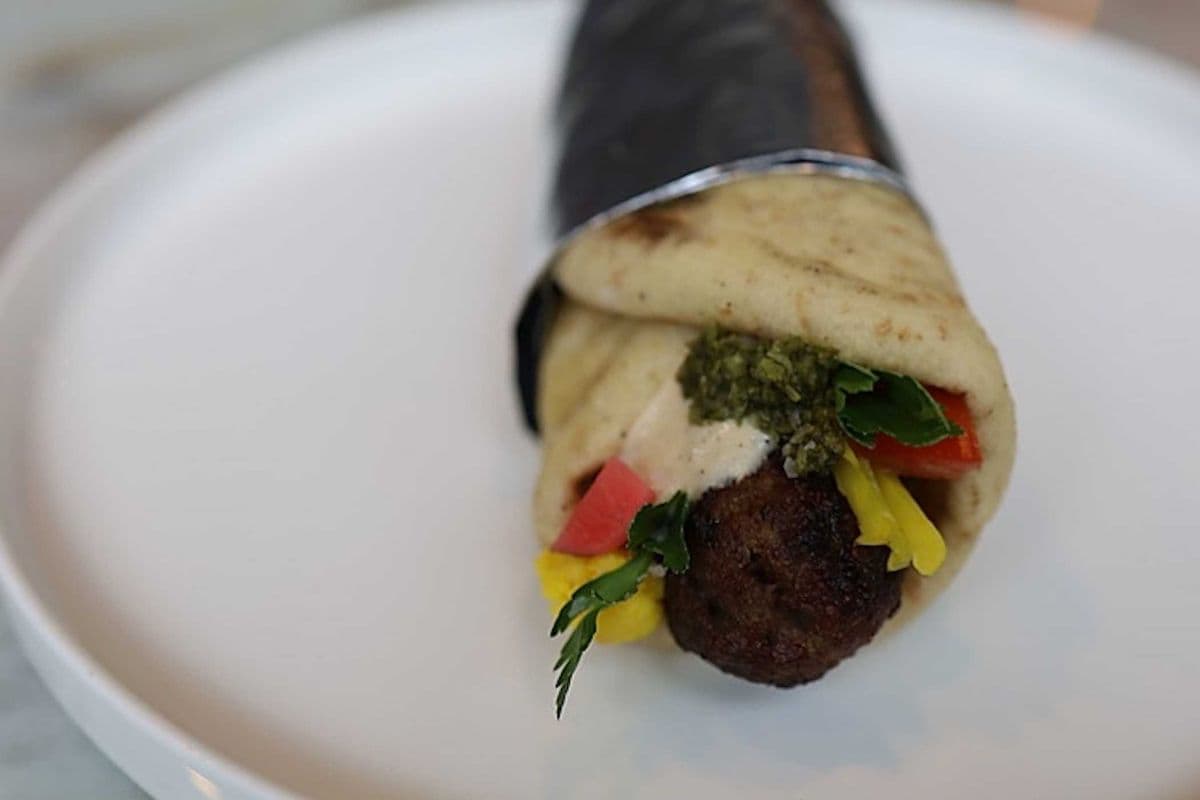 Mama's Charcoal Beef Kofta Pita