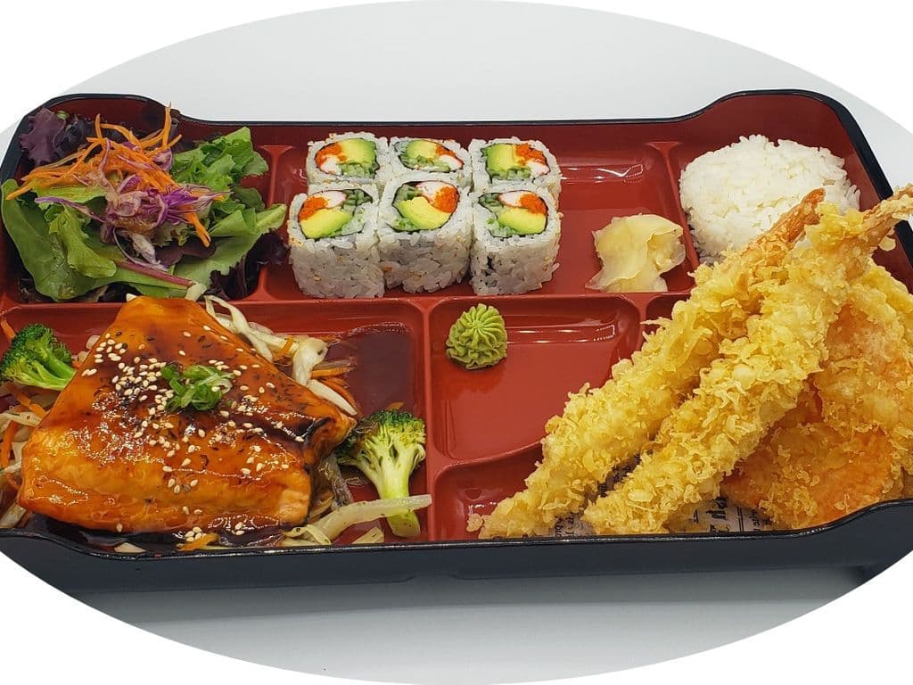 Salmon Teriyaki Bento