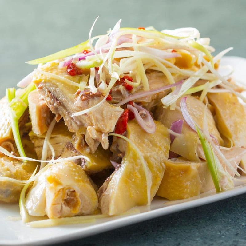 Fish Sauce Chicken with Ginger & Scallions (half) 薑蔥魚露撈雞 (半)