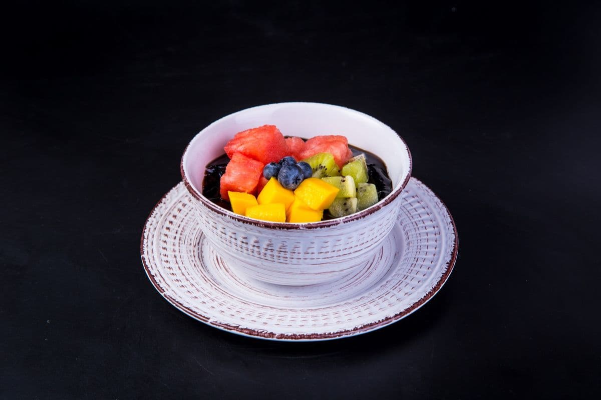 GO8. Mixed Fruit Black Grass Jelly
