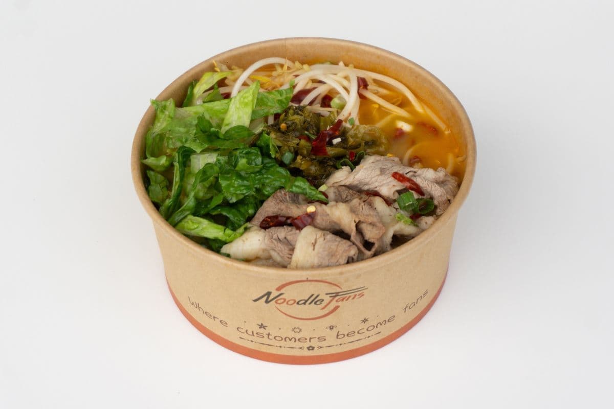 No.1 Sour Cabbage Spicy Sliced Beef Noodle Soup