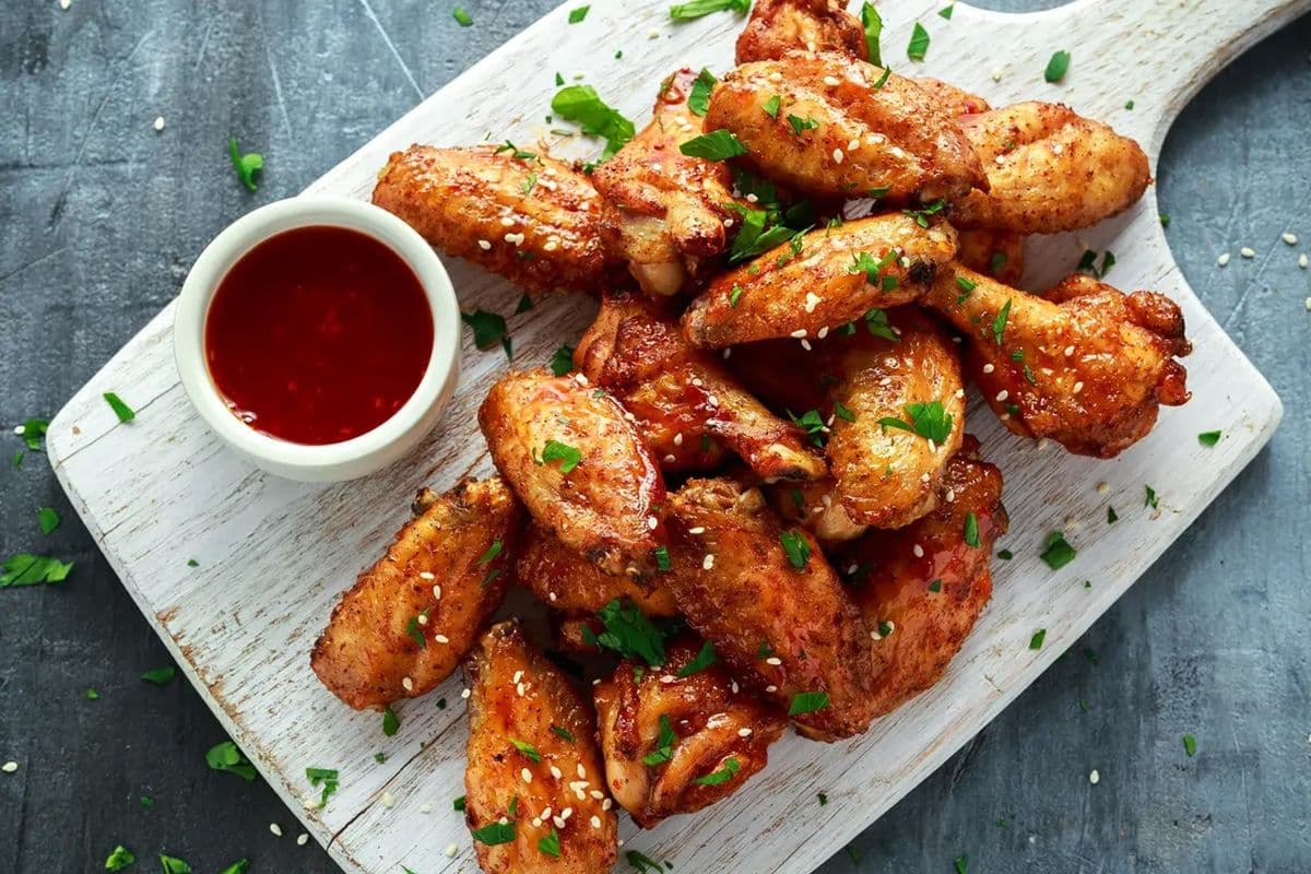 Chicken Wings Indian-Style