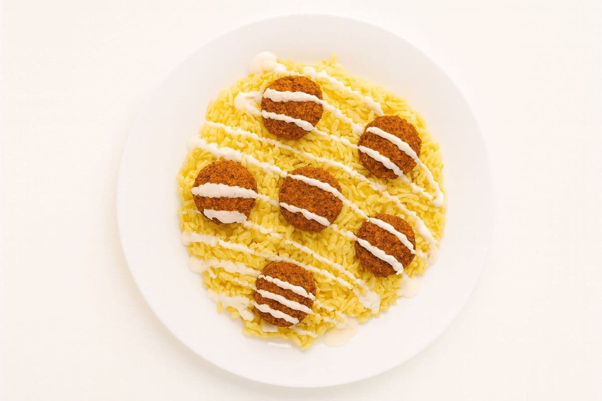 Alley Falafel on Rice