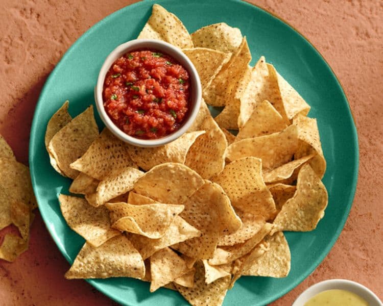 Family Size Tortilla Chips with Salsa