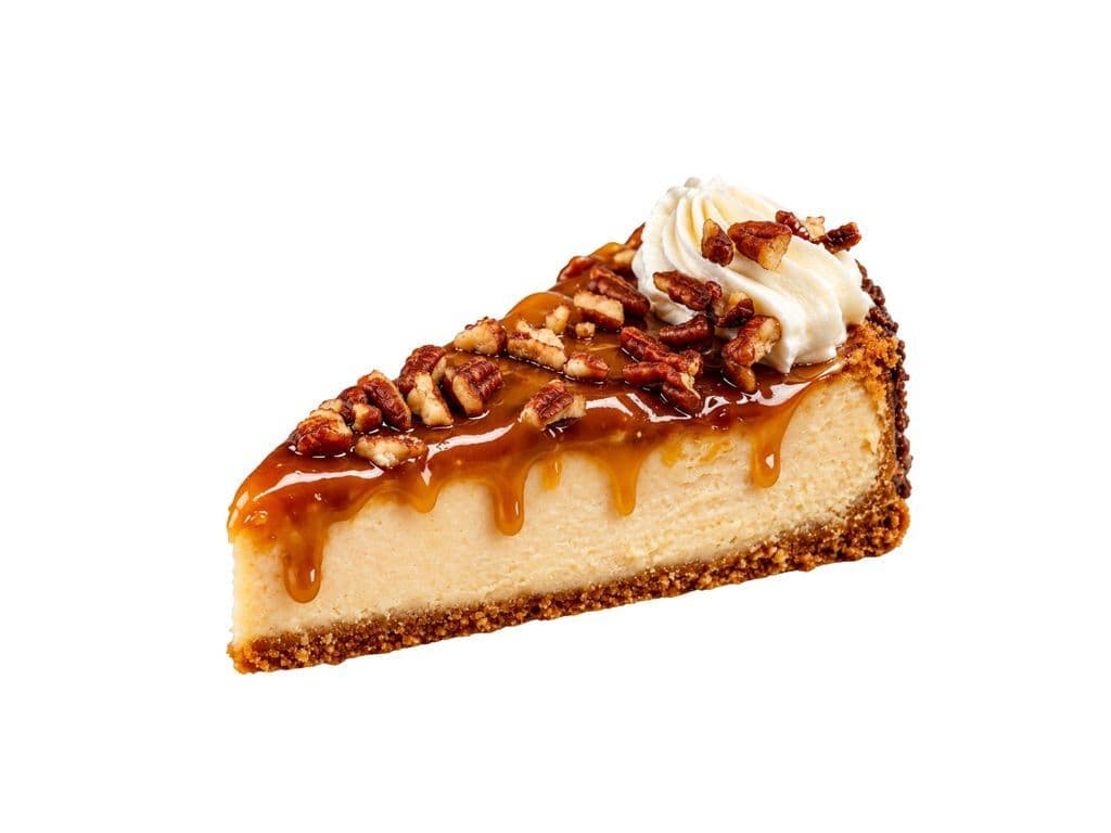 Pecan Caramel Cheesecake (slice)