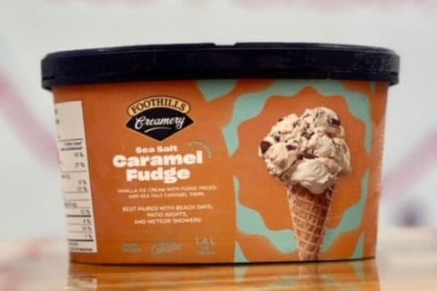 Foothills Retail Tub - Sea Salt Caramel Fudge (1.4 L)