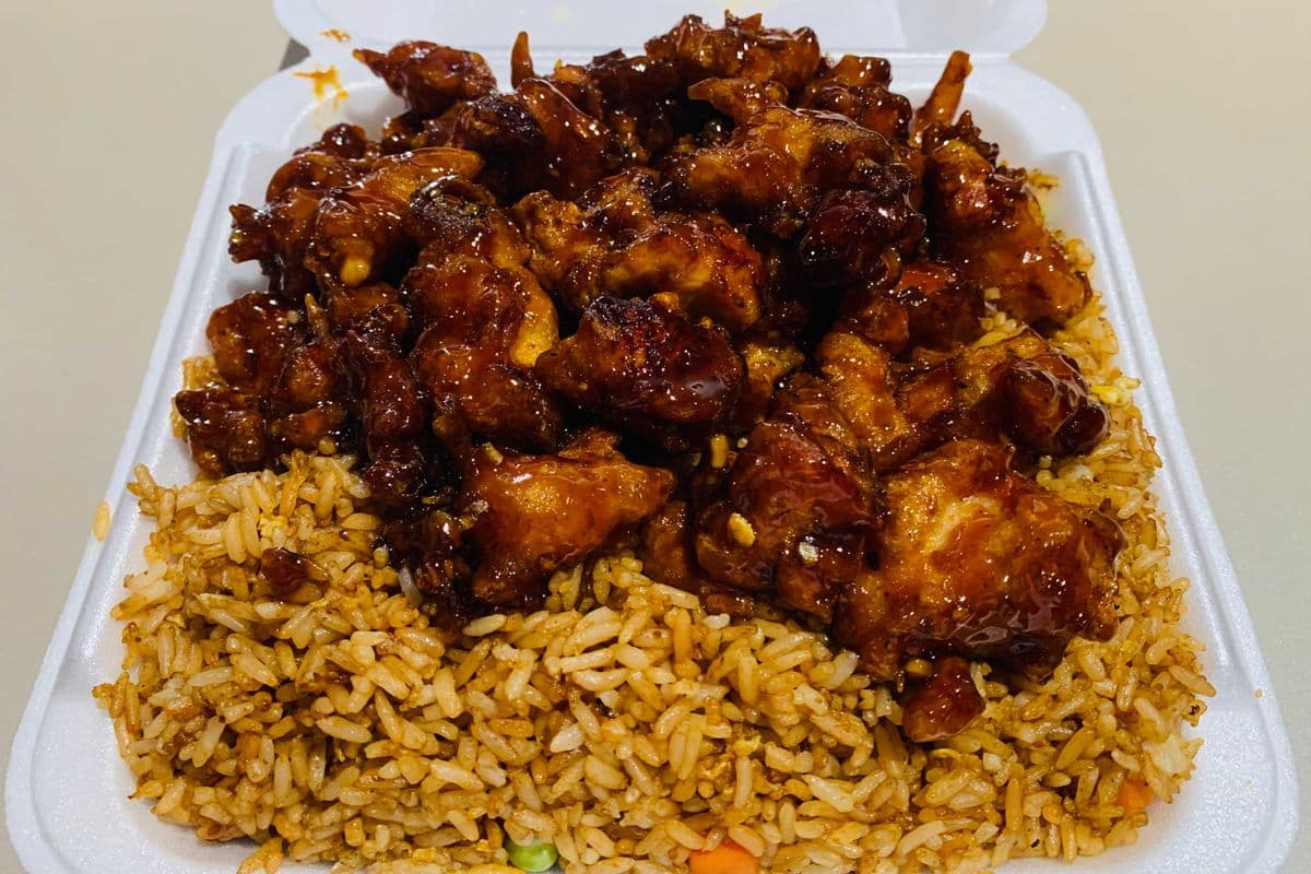 Honey Garlic Chicken w/ Fried Rice
