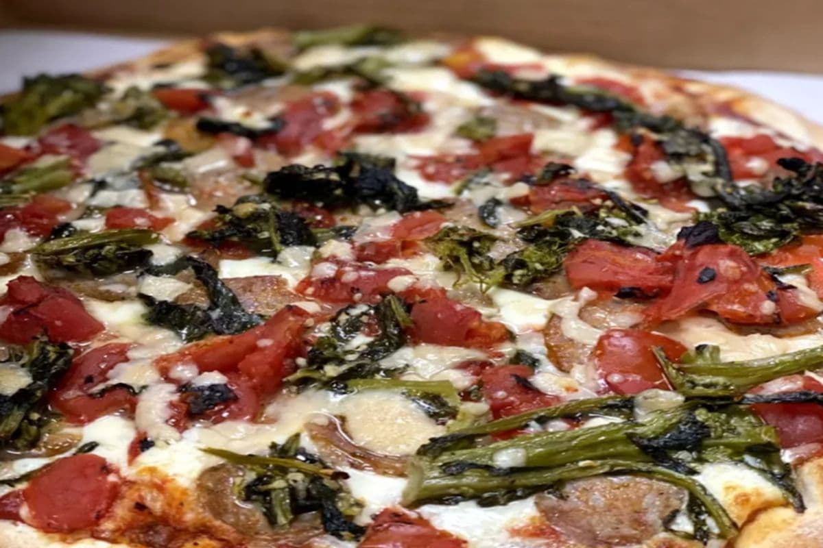 15" Stone-Baked Rapini Rustica Pizza
