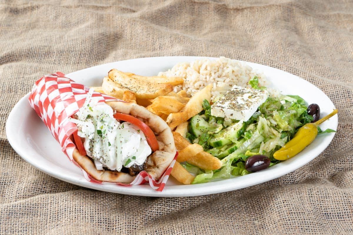 Plat de pita au porc / Pork Pita Plate