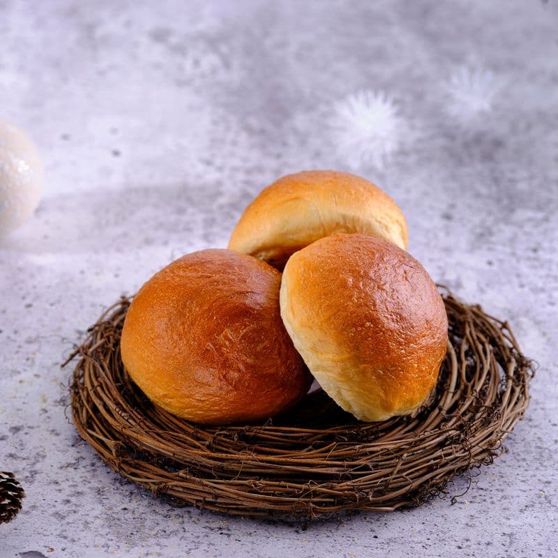 Brioche Hamburger Bun (6 Pack)