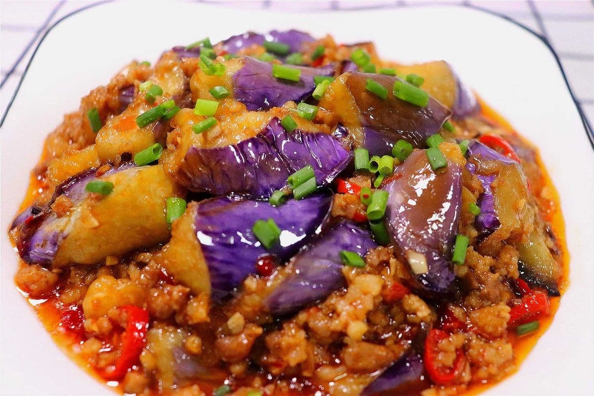 spicy eggplant 肉末茄子