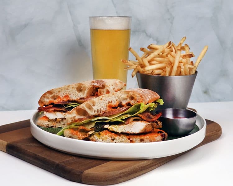GF Pesto Chicken Club