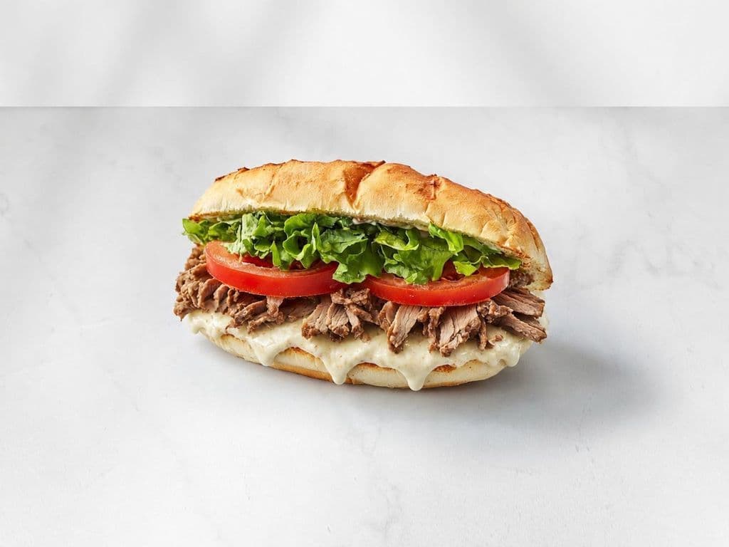 Mozzarella Cheese Beef Shawarma (Doner) Sandwich