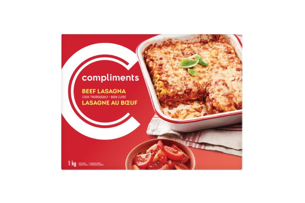 Compliments Beef Lasagna Pasta