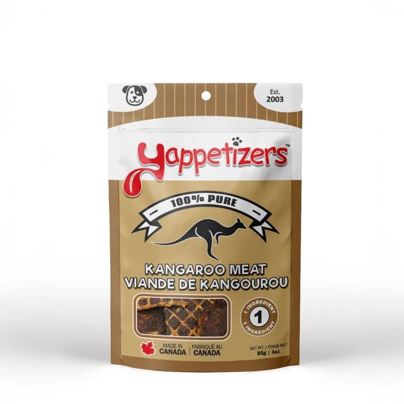 Yappetizers Dehydrated Kangaroo Treats 85 g