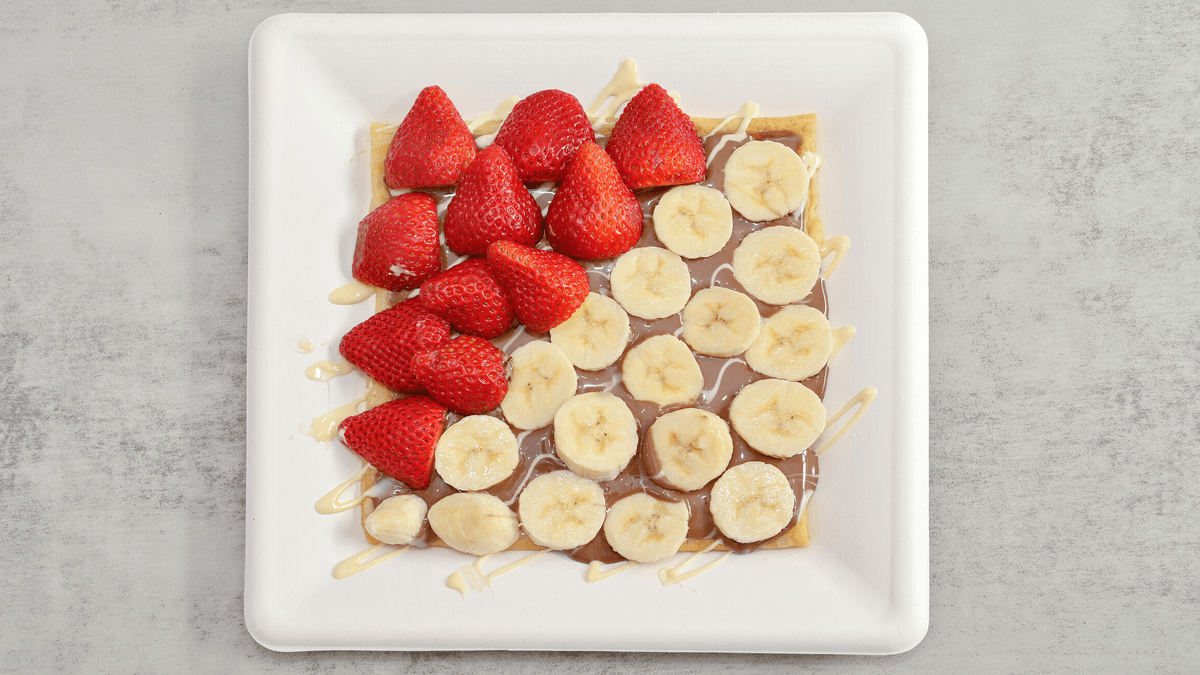 Strawberry + Banana Crepe