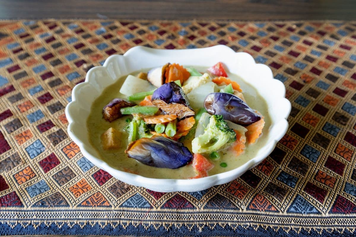 Green Curry Eggplant