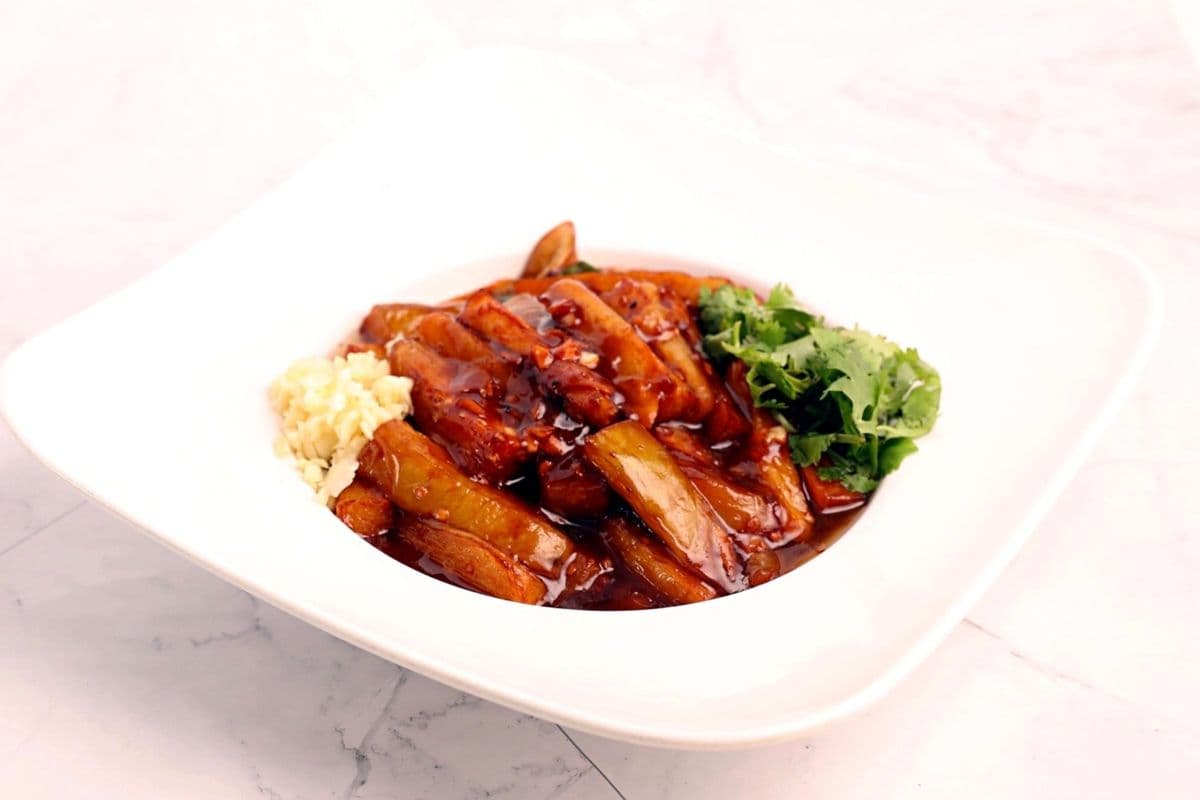 185. Stir-Fried Eggplants with Soy Flavour or Fish Flavour - 家烧/鱼香茄子