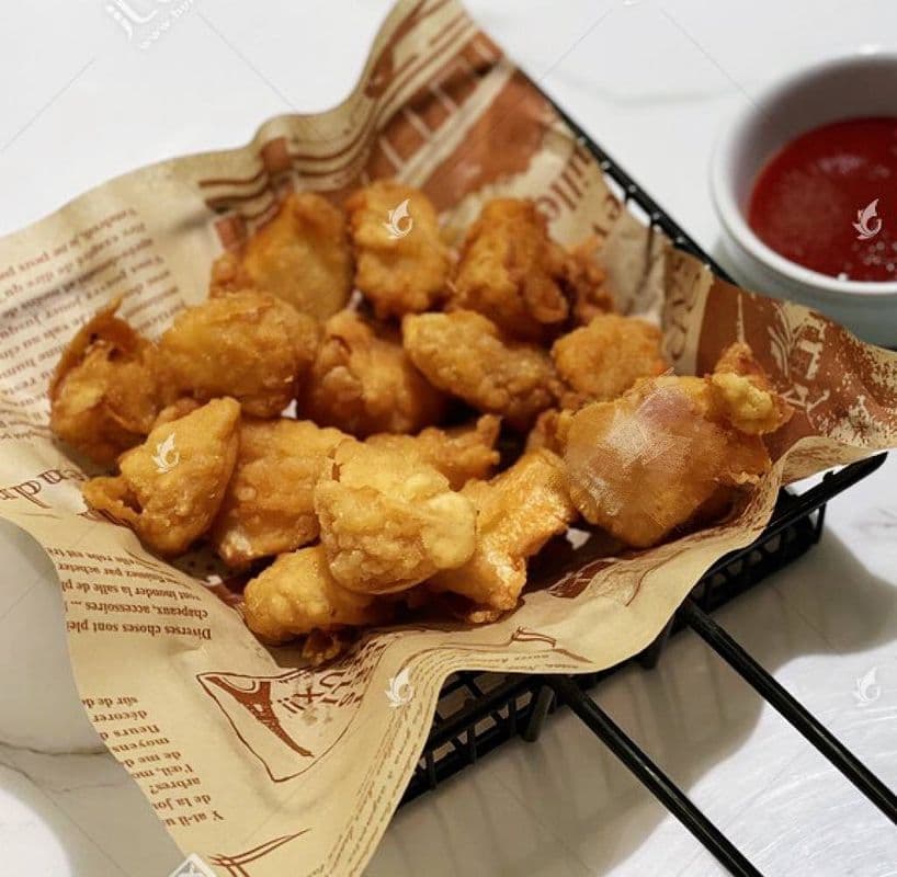 Crispy King Oyster Mushroom Skewers 2 椒盐酥炸杏鲍菇串串2串