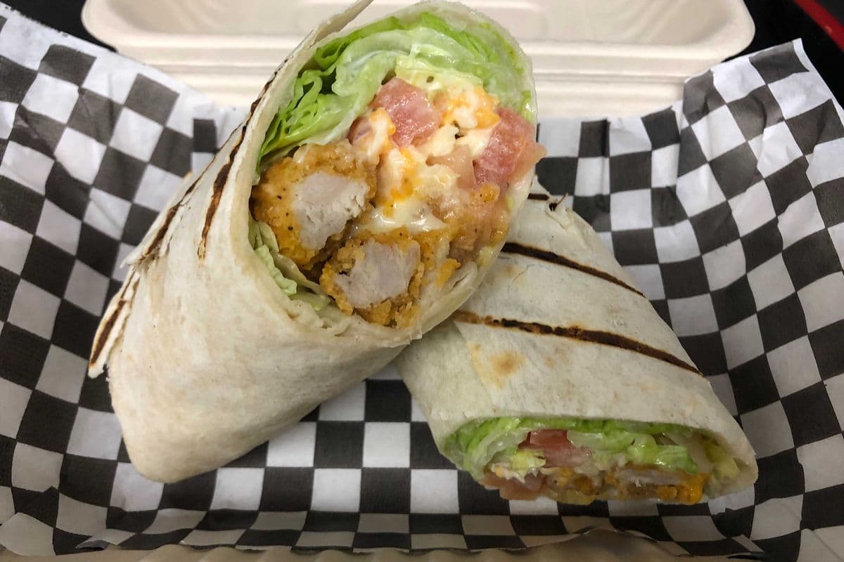 Crispy Chicken Ranch Wrap