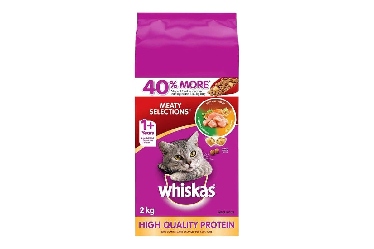 Whiskas Healty Selection With Real Chicken (2kg) (3620 Cal)