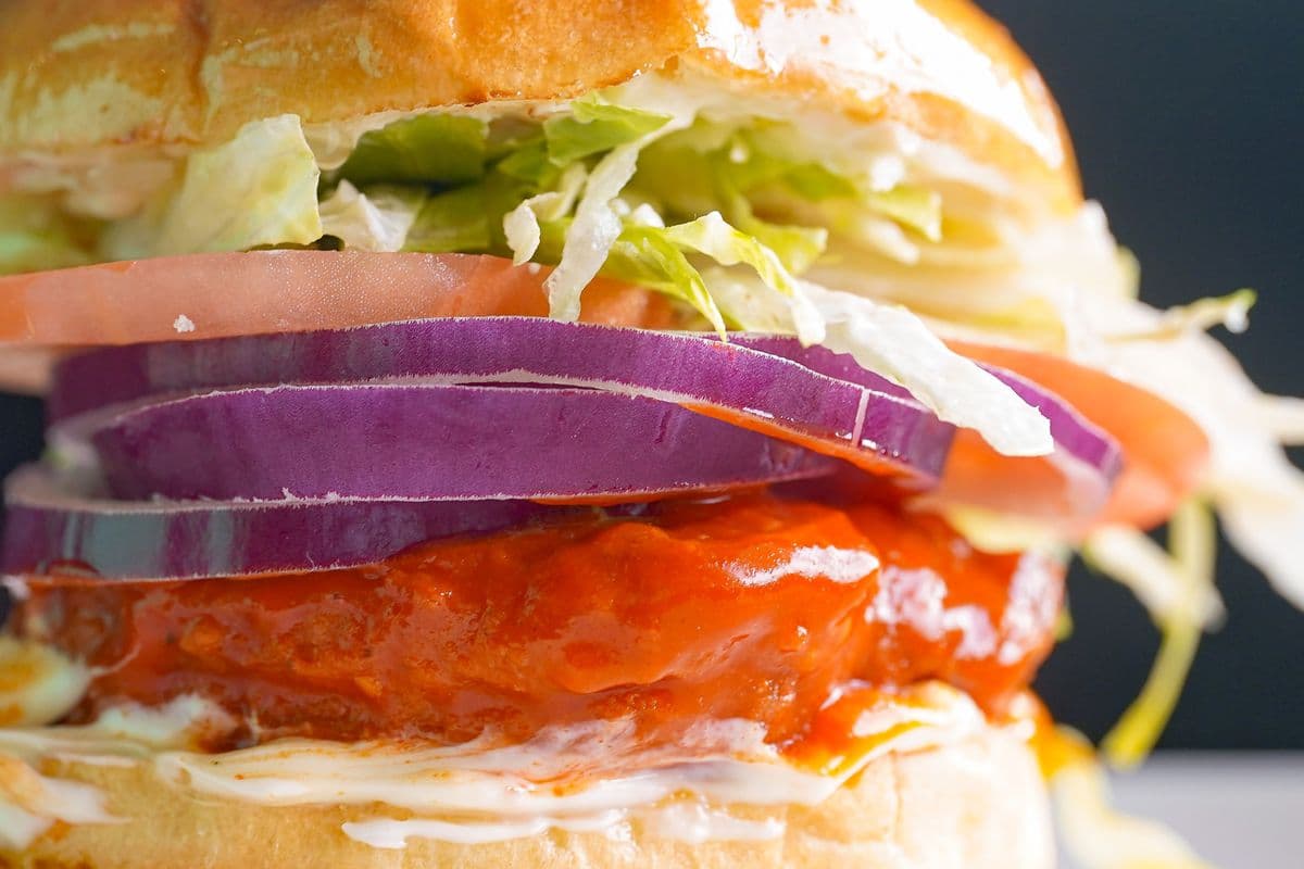 Spicy Chicken Burger + Curly Fries