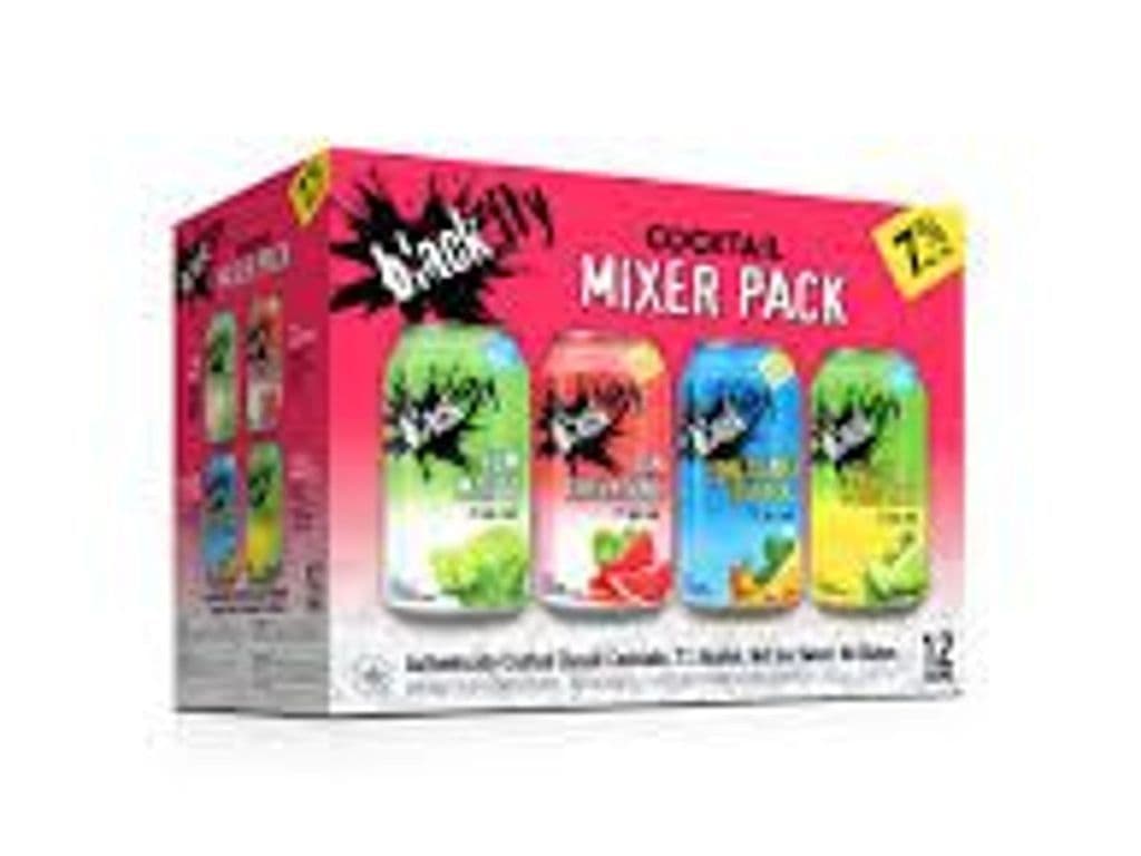 Black Fly Classic Cocktail Cans Mixer Pack 355ml (12 pack)