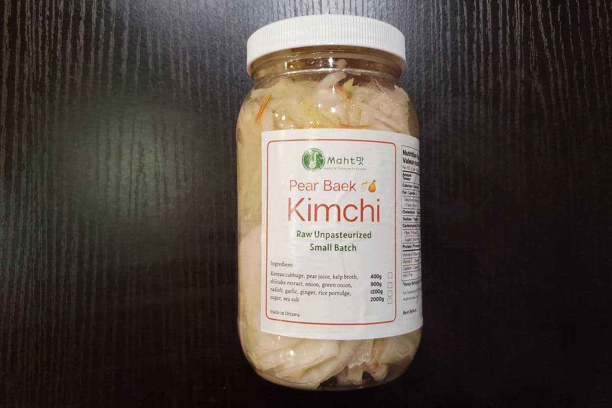 Non-spicy White Kimchi