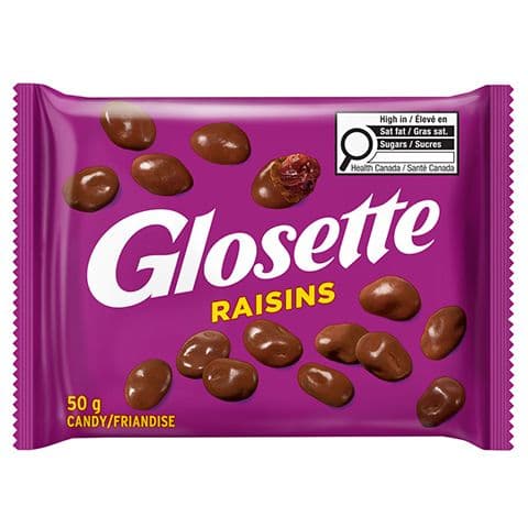 Glosette Raisins Candy 50g (was $2.19)
