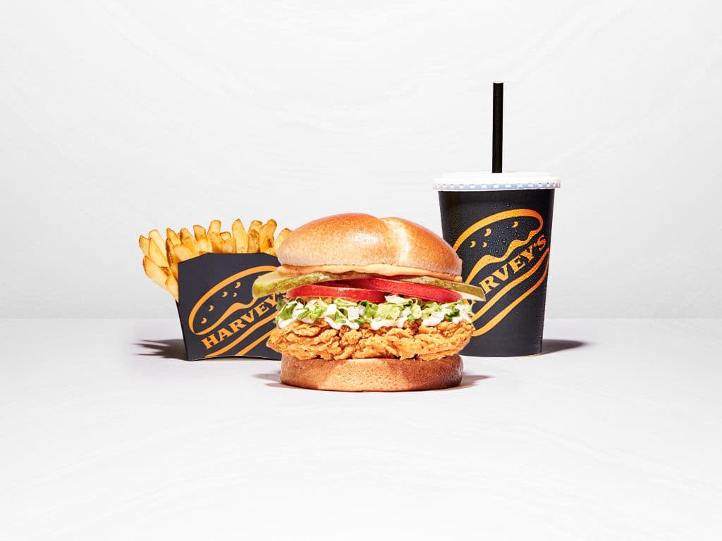Harv's Crispy Chicken Sandwich Combo