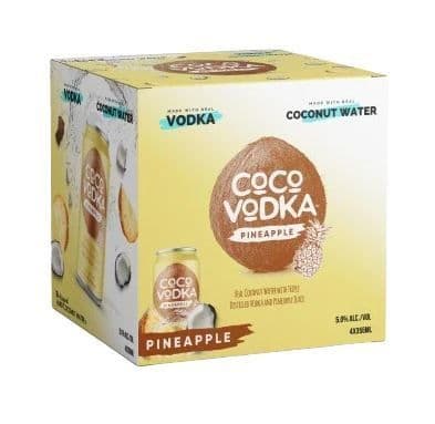 COCO VODKA PINEAPPLE (4x355ML)