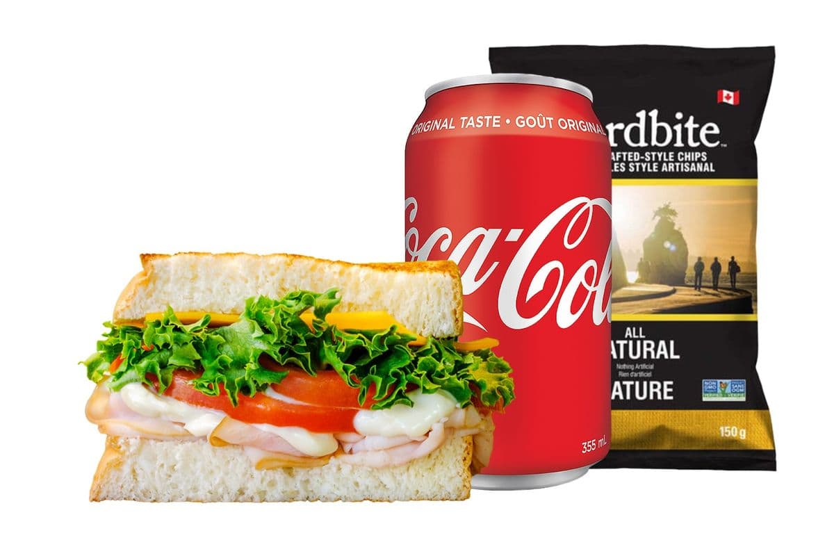 Turk 'N Ched Sandwich Combo (Large Size)